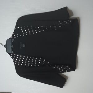 PS Black Studded Women's Cardigan GUC